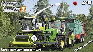 Silage harvest with MrsTheCamPeR  Animals on Untergriesbach  Farming Simulator 19  Episode 8 [upl. by Sadira]