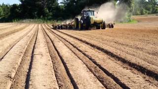 May 232015 12 row cone roller at Dawson Brothers Farms  Hawkinsville Ga [upl. by Guendolen329]