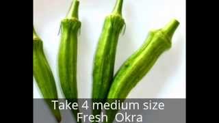 How to make okra water for diabetics [upl. by Dnamra70]