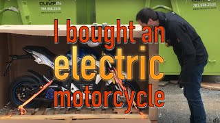 I bought a new 2800 ELECTRIC motorcycle [upl. by Inaboy]