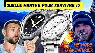 Ft DylanTrekking SURVIE et quotTOOLWATCHquot OW Panerai Radial Sinn Raketa Vasco Luminox [upl. by Tirb992]