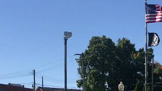 Federal Signal 2001 Siren Test STH10B noon blast inactive Darley DC2 Fowlerville MI [upl. by Jacynth28]