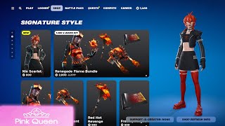 Item Shop 10th September 2024 NEW NIX SCARLET SKIN [upl. by Burkhart295]