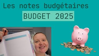 BUDGET 2025 LES NOTES BUDGETAIRES [upl. by Clair]