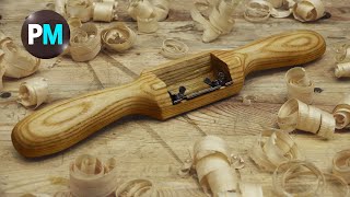 Homemade Spokeshave and Blade  Woodworking Tool  DIY [upl. by Inalej221]