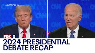 Biden vs Trump 2024 presidential debate recap [upl. by Robillard]