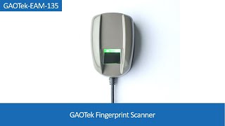 Fingerprint Scanner  GAOTek [upl. by Ever670]