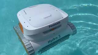 Poolmate hydro 3 automatic pool cleaner review and demo by Sara [upl. by Acirej200]