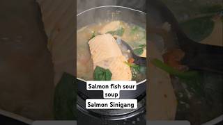 SALMON SINIGANG sinigang salmon shortsvideo food shortvideo shorts short cooking [upl. by Miehar368]