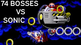 74 Bosses VS Sonic [upl. by Alleram]