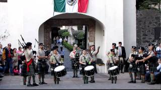 Mexican music by bagpipes band of St Patrick Battalion [upl. by Olivero]