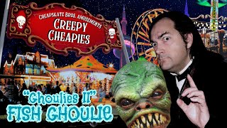 Creepy Cheapies FISH GHOULIE Mask Review Trick or Treat Studios quotGhoulies IIquot Movie Replica [upl. by Ailama]