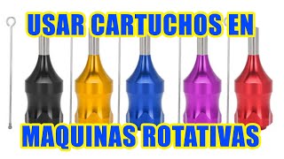 Como Usar Agujas De Cartucho En Maquinas Rotativas Para Tatuar  tattoo [upl. by Moriyama925]