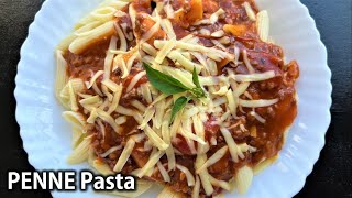 How to make Simple and Easy PENNE PASTA RECIPE  Penne Pasta in Italian Tomato Sauce [upl. by Aneala]