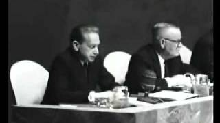 General Assembly meeting on the Congo with Dag Hammarskjöld 1960 [upl. by Daniella91]