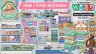 Toca Life World  200 NEW FURNITURE IN SLOMO SUPERMARKET OUT NOW  TOCA BOCA UPDATE [upl. by Emelin]