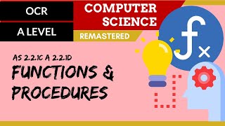 136 OCR A Level H046H446 SLR23  22 Functions amp procedures [upl. by Ferreby]