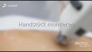 Leaseir Diodenlaser  How To Handstück montieren [upl. by Aydni]