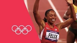 London 2012 200m Champion Allyson Felix Exclusive Interview  Athlete Profile [upl. by Monte376]