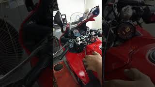 Cbr300R Top speed on Dyno [upl. by Elocim]