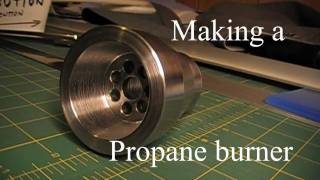 Propane burner for my DIY foundry [upl. by Zephan]