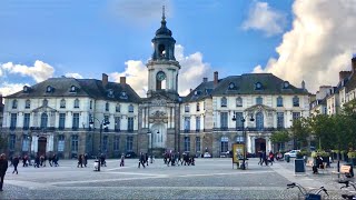 Un TOUR de RENNES  FRANCIA [upl. by Naujal]