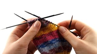 Knitting Help  Slow Motion Judys Magic CastOn [upl. by Adnilasor]