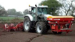 Silver Case IH Puma CVX 225 Maize Drill [upl. by Aseret379]