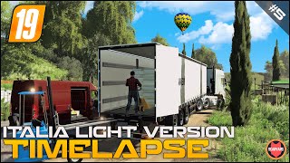 Big Chicken Feed Transport Sowing Oats ⭐ FS19 Italia Light Version Timelapse [upl. by Aniara]