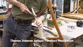 Restoring a Masterpiece  Thomas Johnson Antique Furniture Restoration [upl. by Anrol]