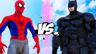 BATMAN VS SPIDERMAN  Into The SpiderVerse vs The Dark Knight [upl. by Pollie]