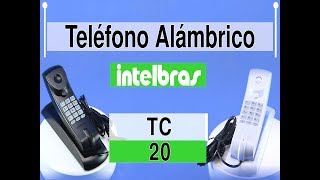 Telefono Intelbras TC20 [upl. by Moscow]