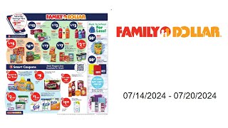 Family Dollar Weekly Ad US  07142024  07202024 [upl. by Amorete]