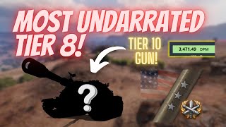 Tier 10 gun on tier 8  World of Tanks [upl. by Ainad]