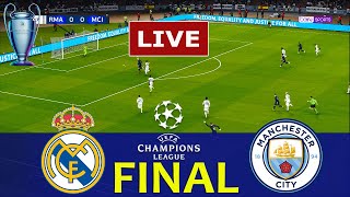 REAL MADRID vs MAN CITY  FINAL  UEFA CHAMPIONS LEAGUE 202324  Full Match All Goals  PES Gamep [upl. by Edylc]