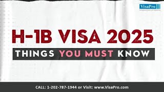 USCIS 2025 H1B Things You Need To Know Right Now [upl. by Libb41]