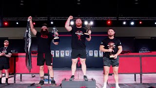 Worlds Strongest Man u90kg  2022 Official Strongman Games [upl. by Aerdnak]