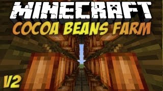 Minecraft  Cocoa Beans FarmPlantage  Sehr effektiv und Kompakt 28 Stacks [upl. by Ajroj]