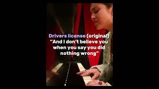 Original vs actual lyrics of Olivia Rodrigo’s songs [upl. by Buehrer]