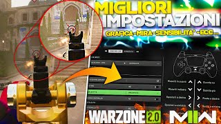 NUOVE IMPOSTAZIONI MIGLIORI per WARZONE 2 e MW2  Grafica Sensibilità Controller PCPS45XBOX [upl. by Oinotnas]