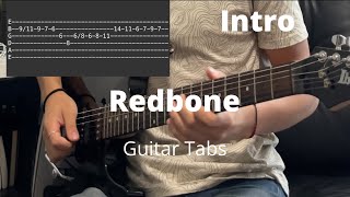 Redbone by Childish Gambino  Guitar Intro [upl. by Acebber]