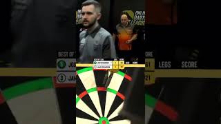 He hit a 9 Darter against HIS SON 🤯 darts [upl. by Anawahs]