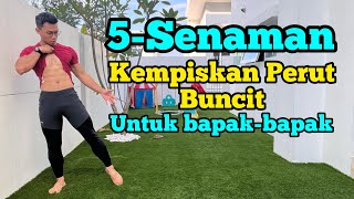 5 senaman kempiskan perut [upl. by Andris]