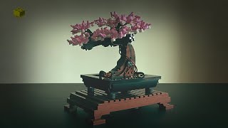 LEGO 10281 BONSAI TREE PINK BLOSSOMS SPEED BUILD  BRICK BRICKS [upl. by Lubow]