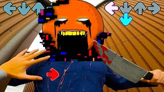 FNF Corrupted “SLICED” Got Me Like  Annoying Orange x Parkour x Learn With Pibby x FNF Animation [upl. by Akenaj]