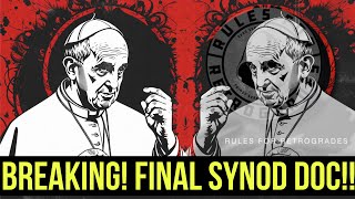 BREAKING FINAL SYNOD DOC [upl. by Udale]