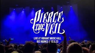 Pierce The Veil Full Set Live at Vibrant Music Hall Des Moines 12223  Death in the Midwest [upl. by Mechelle149]