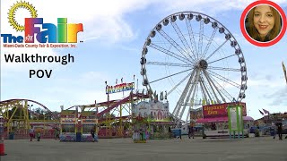 2024 MiamiDade County Youth Fair POV Walkthrough  Food Rides and Fun [upl. by Gredel]