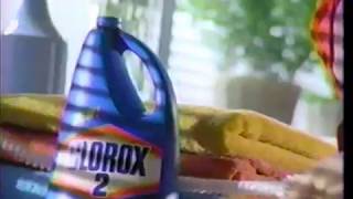 Brand NEW Liquid Clorox 2  Bleach Commercial  Jingle 1990 [upl. by Deana752]