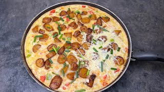 How To Make The BEST Ripe Plantain Fritata  Ripe Plantain Egg Pizza  So YUMMY amp DELICIOUS❤️ [upl. by Myrah393]